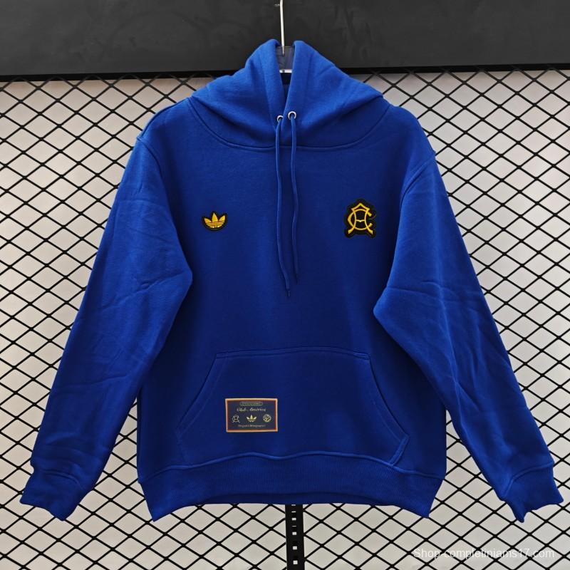 Adidas x Club America Retro Embroidered Logo Hoodie