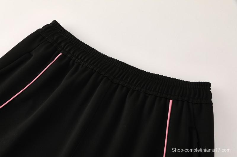 25/26  Juventus Black  Full zipper Jacket Tracksuit+ long pants