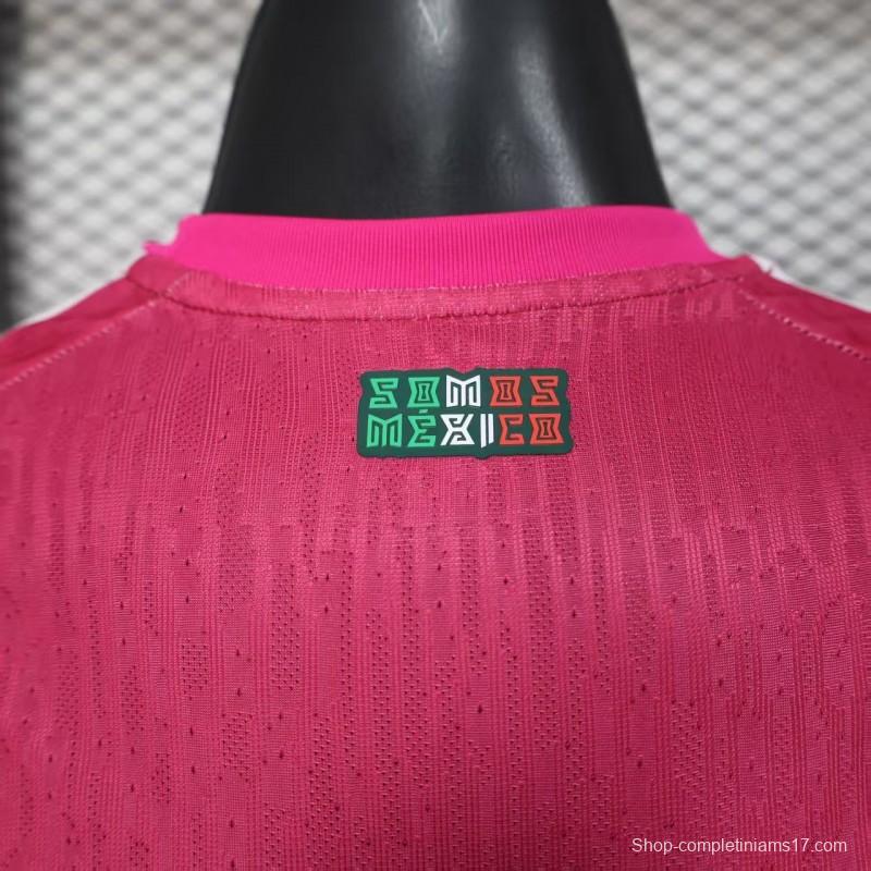Player Version 2026 Mexico  Pink Training Jersey