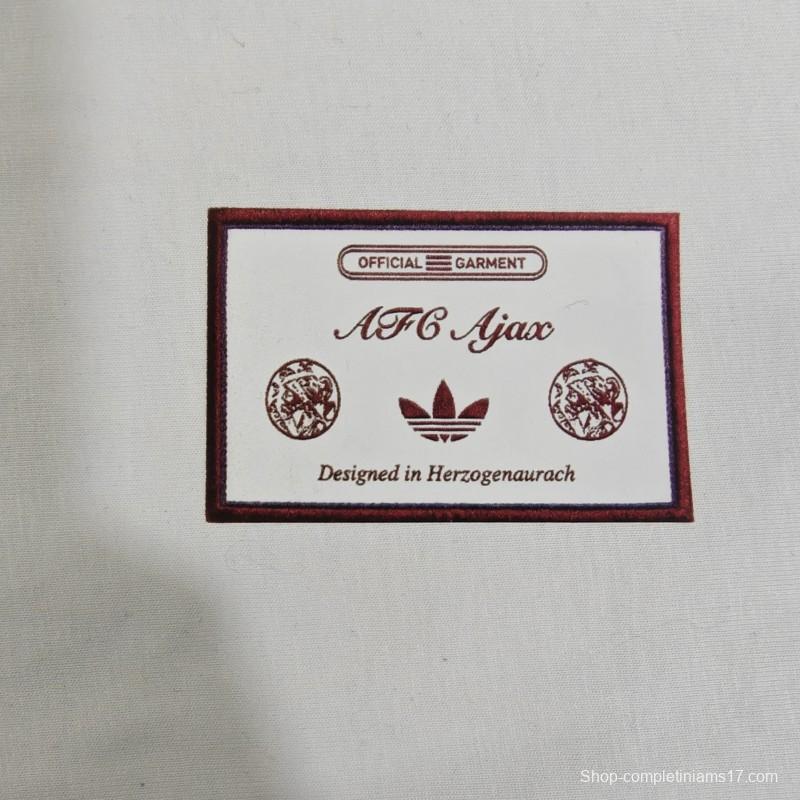 25/26 Ajax Embroidered Logo Hoodie 9 Colors