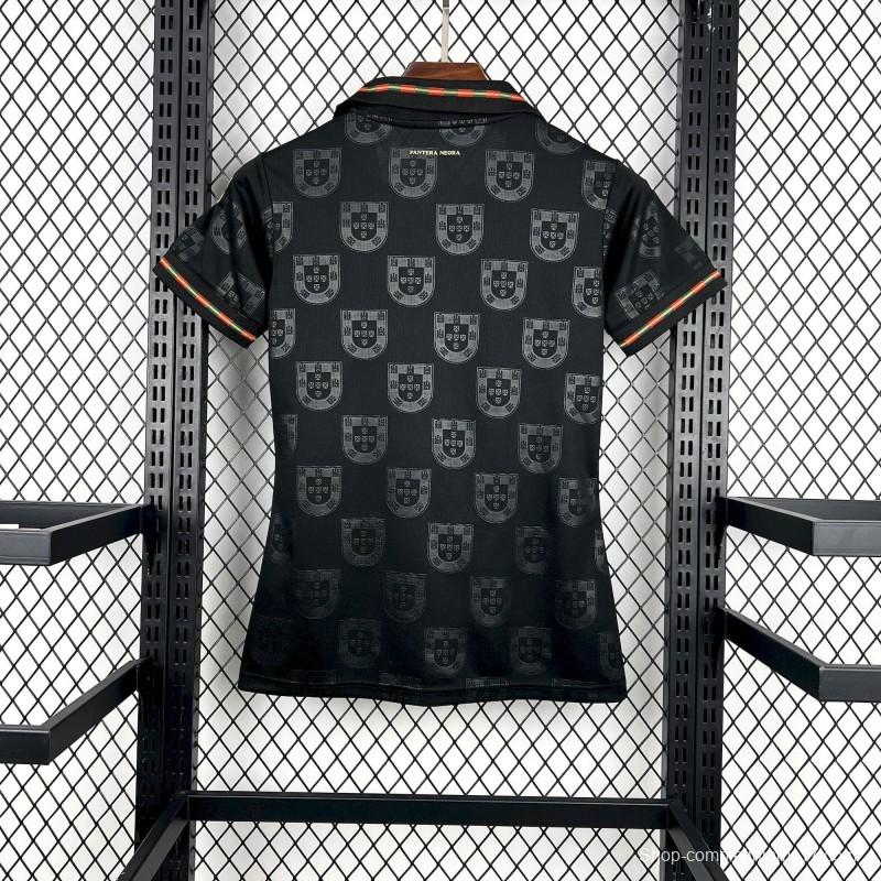 2026 Womens Portugal Black Special Jersey