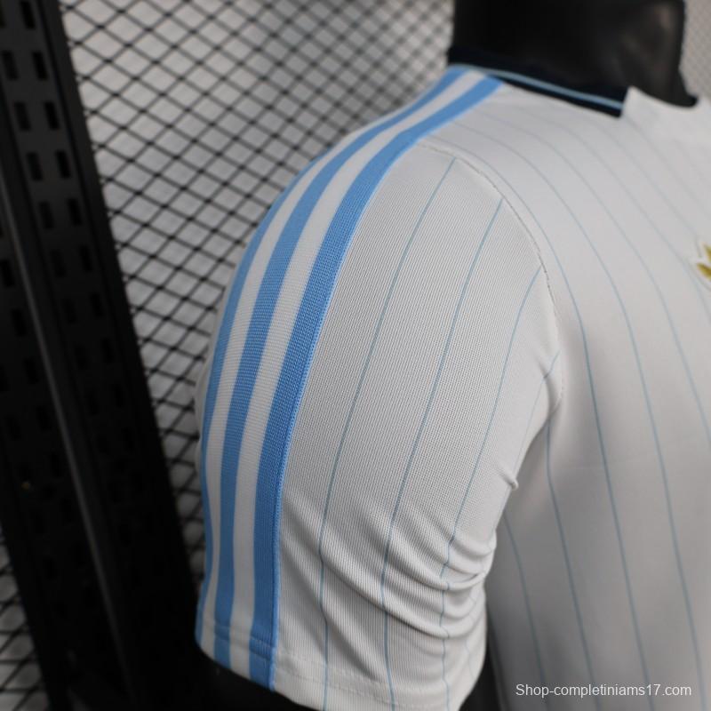 Player Version 2026 Argentina White Terrace Icons Jersey
