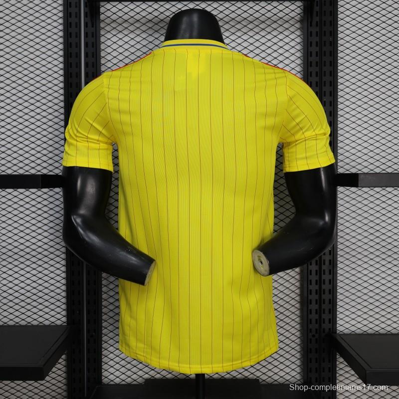 Player Version 2026 Colombia Yellow Terrace Icons Jersey