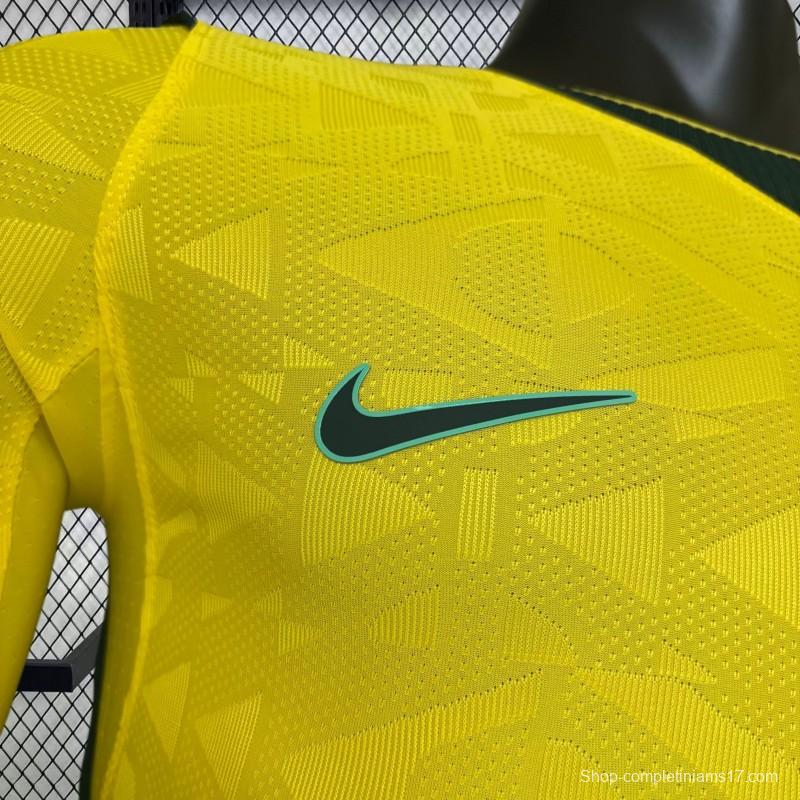 2026 Player Version Mens Brazil World Cup Home Jersey