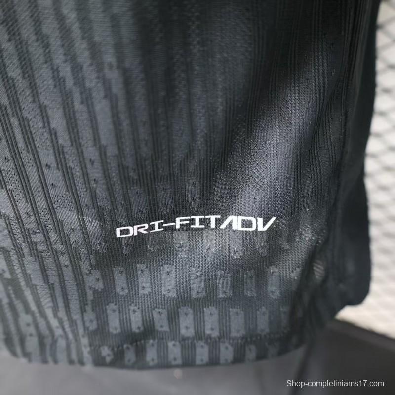 Player Version 26/27 Vasco da Gama Home Black with White Diagonal Sash Jersey