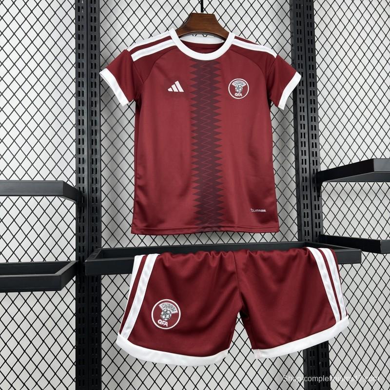 2026 Kids Qatar World Cup Home Kit