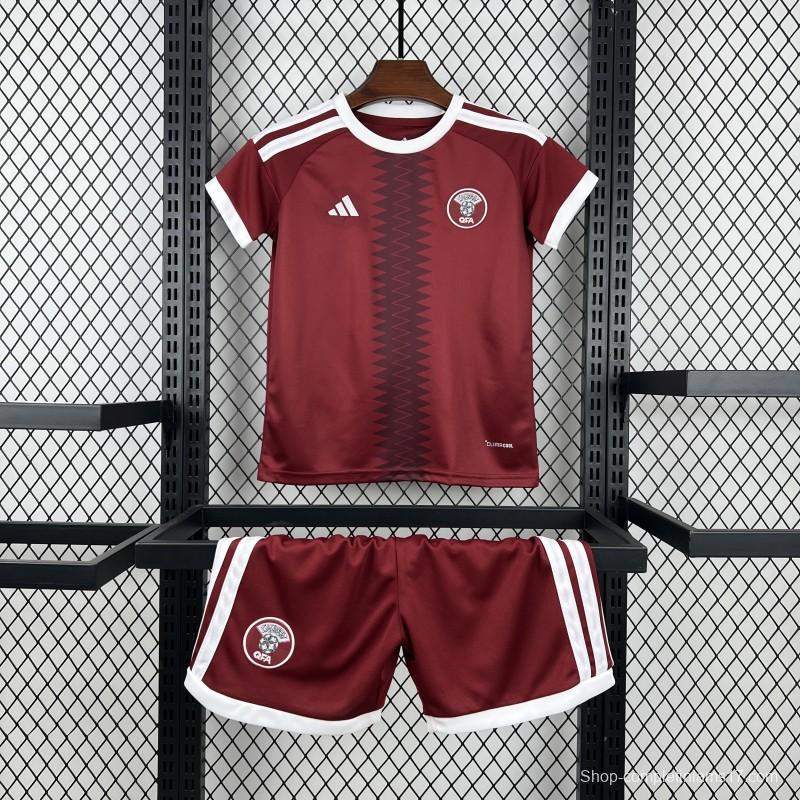 2026 Kids Qatar World Cup Home Kit