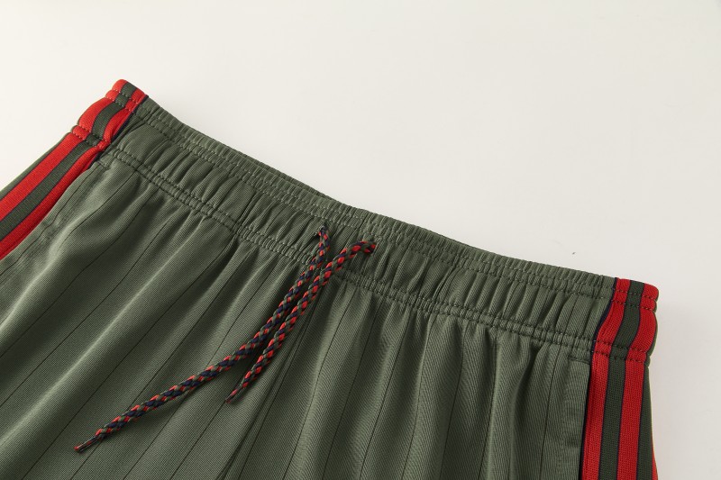 26/27 Bayern München  Forest Green  Pinstripe  Short Sleeve+Soccer Shorts