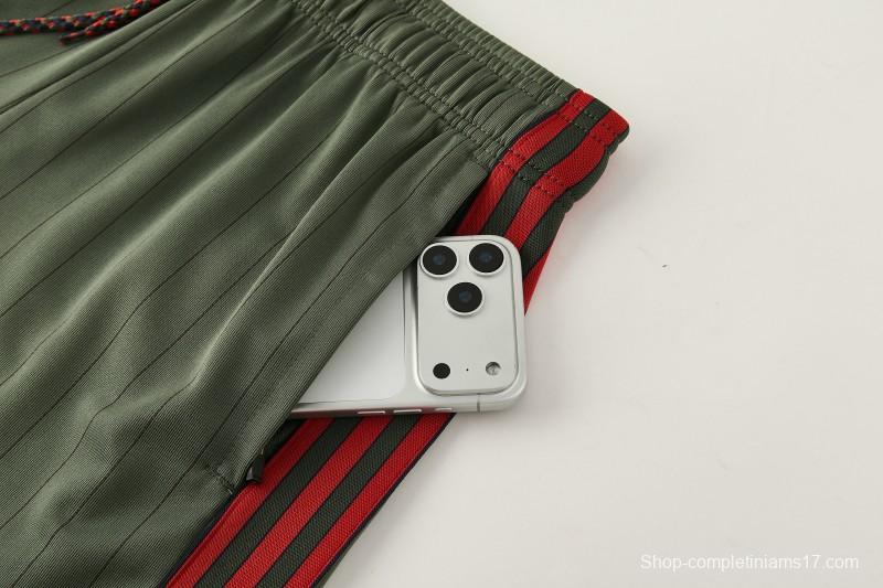 26/27 Bayern München  Forest Green  Pinstripe  Short Sleeve+Soccer Shorts