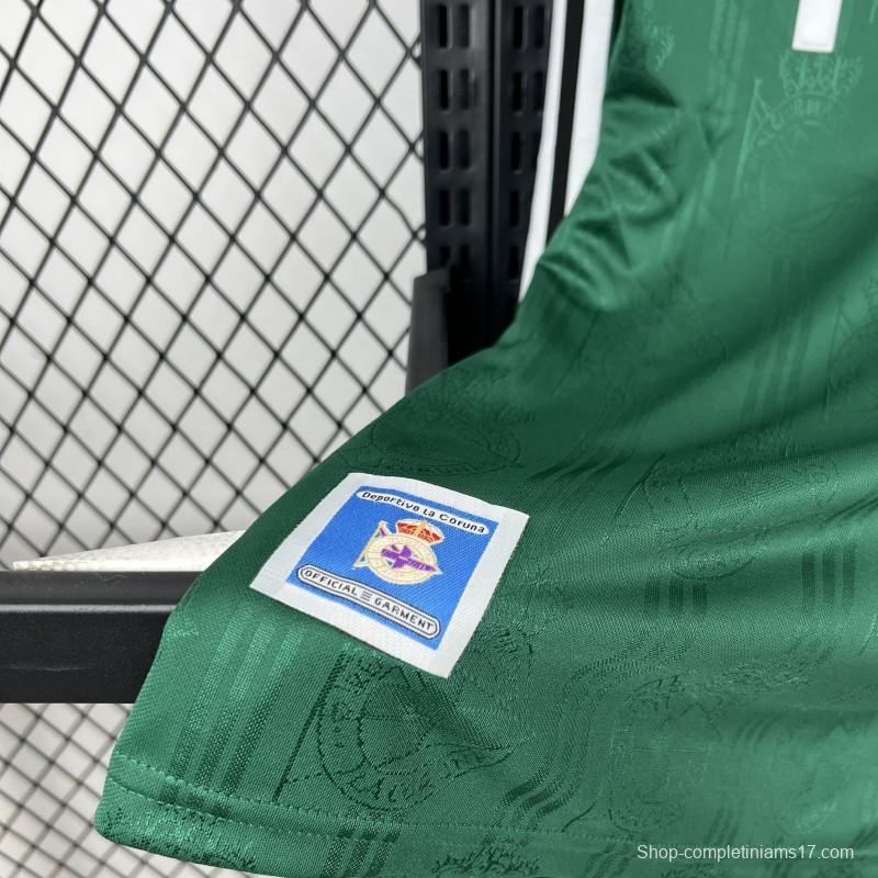 1999/00 Retro Deportivo De La Coruna Away Long Sleeves Jersey