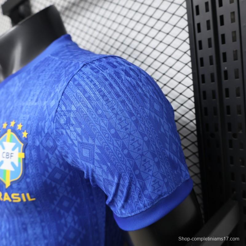 Player Version 2026 Brazil Away Blue Special Edition Jersey