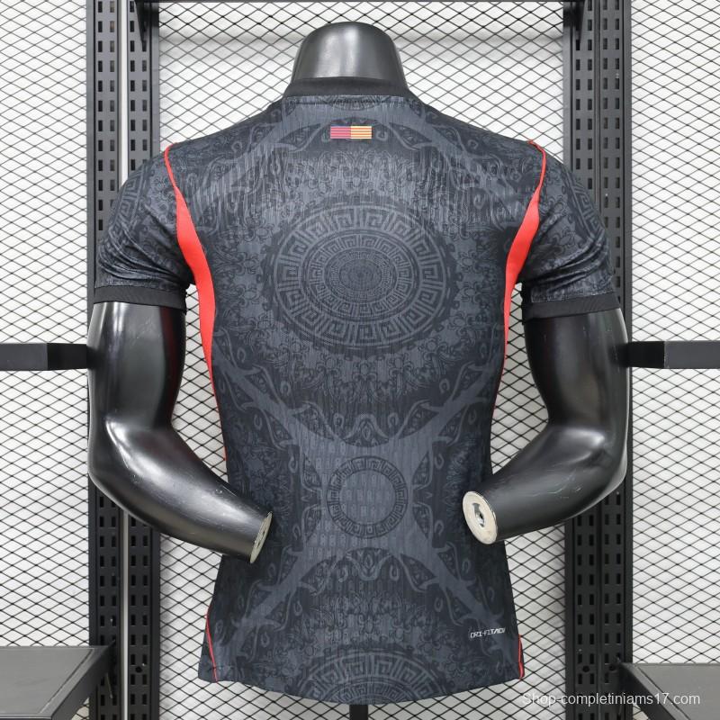 Player Version 26/27 FC Barcelona Dark Black & Red Special Edition Jersey