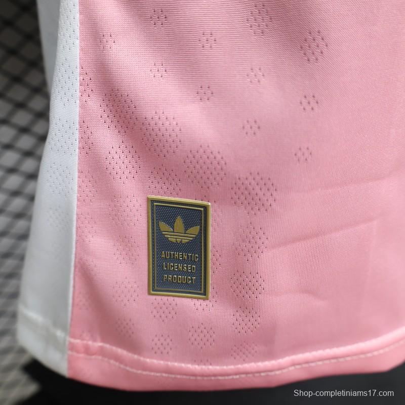 Player Version 26/27 Inter Miami CF  Pink & White with Split Panel Home Jersey