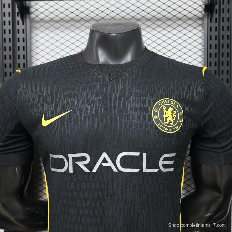 Player Version 26/27 Chelsea FC Black with Gold Accent Third Jersey