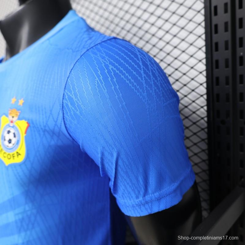 Player Version 26/27 DR Congo  Sky Blue & Red  Home Jersey