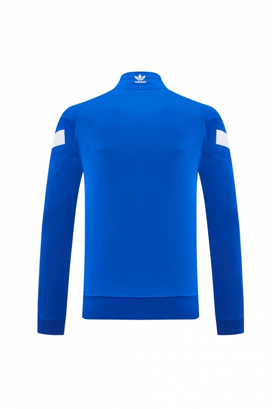 2026/27 Adidas Originals Blue Full Zipper Jacket Tracksuit + Long Pants