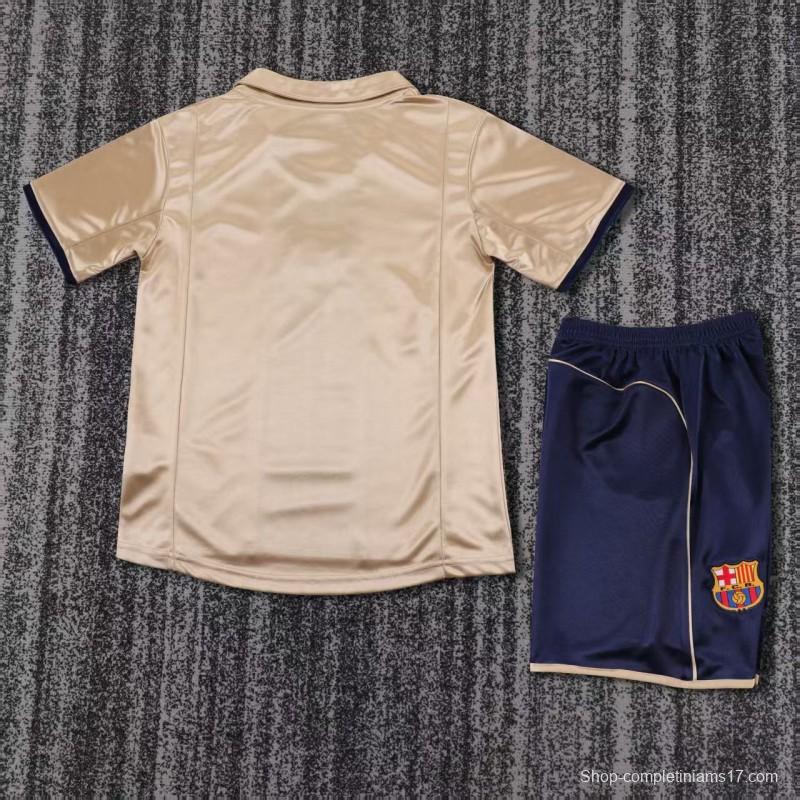Retro Kids 01/02 Barcelona Away Jersey