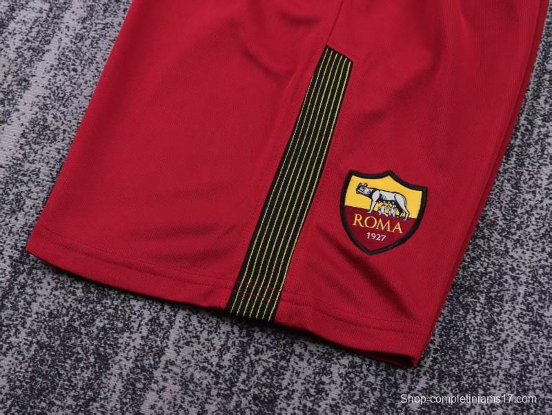 Retro Kids 17/18  AS Roma Home Jersey