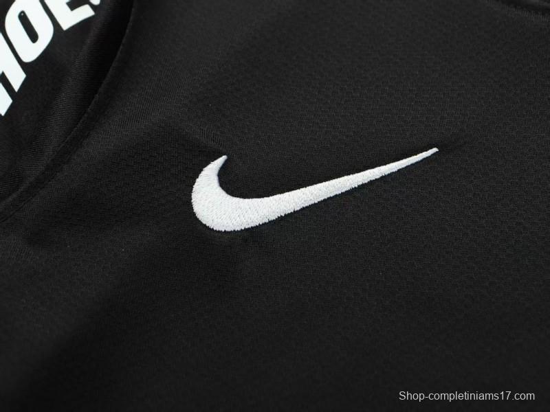 Retro Kids 12/13 Santos FC Black Long Sleeve Jersey