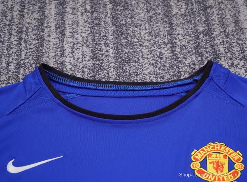 Retro Kids 02/03 Manchester United Blue Third Jersey