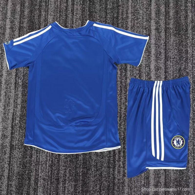 Retro 2006/07 Kids Chelsea Royal Blue Home Jersey