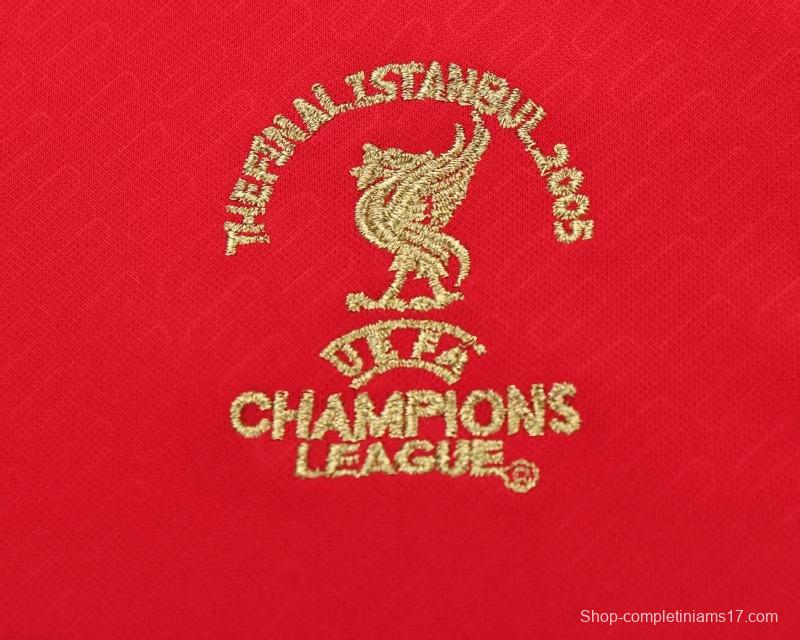 Retro Kids 04/05 Liverpool Home Jersey
