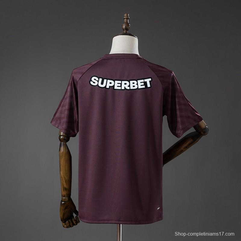 26/27 Sao Paulo Goalkeeper Jersey - Deep Burgundy