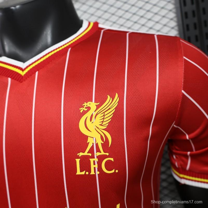 Player Version 26/27 Liverpool Red with White Pinstripe Home Jersey