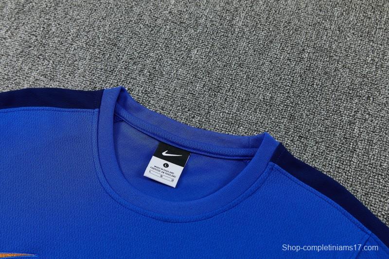 26/27 France Blue Short Sleeve+Soccer Shorts