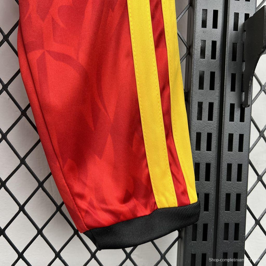 2026 Mens Belgium World Cup Home Long Sleeve Jersey