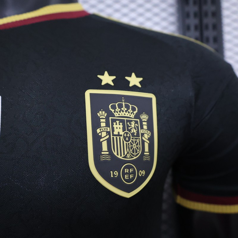 Player Version 2026 Spain Away Black Jersey