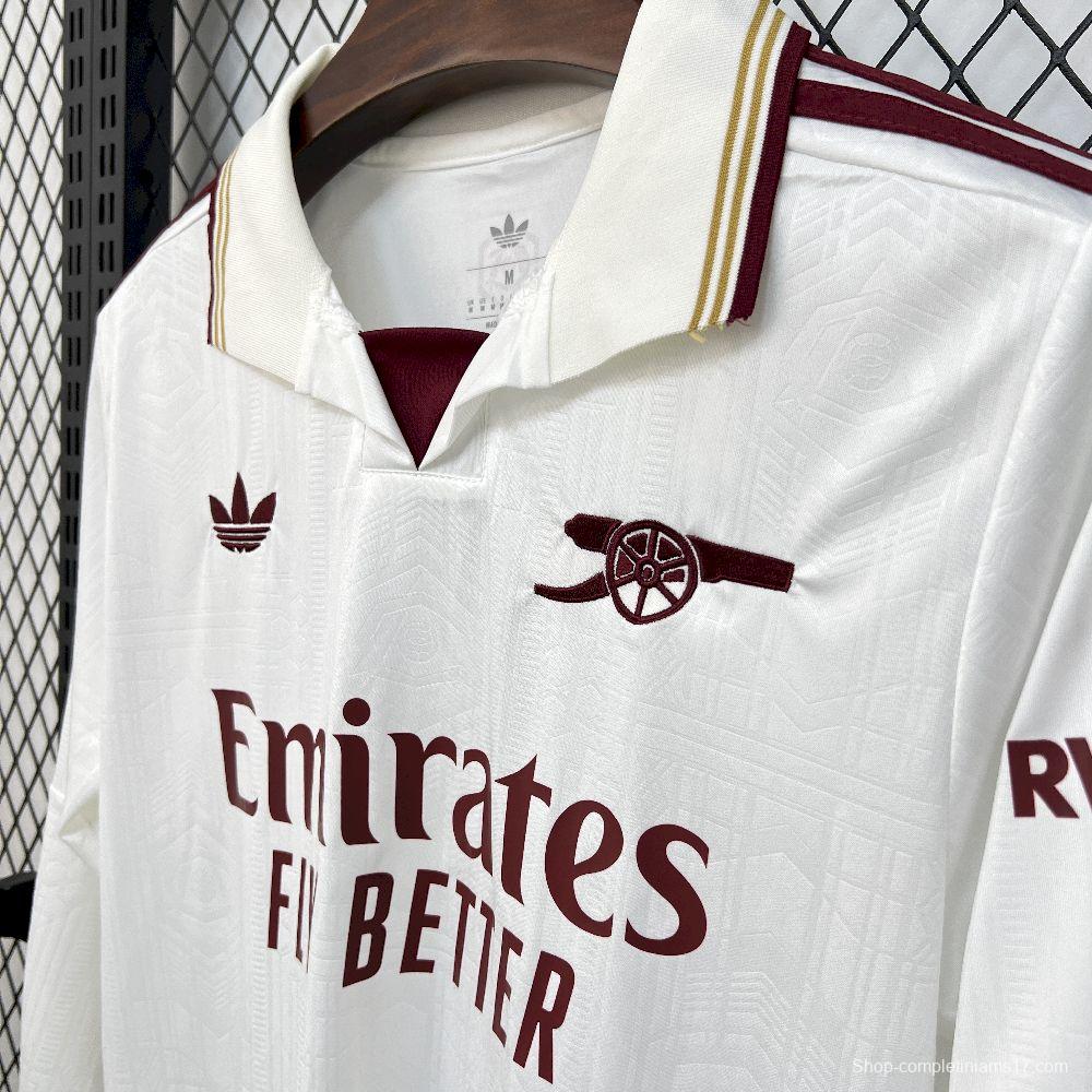 2025/26 Mens Arsenal Third Long Sleeve Jersey