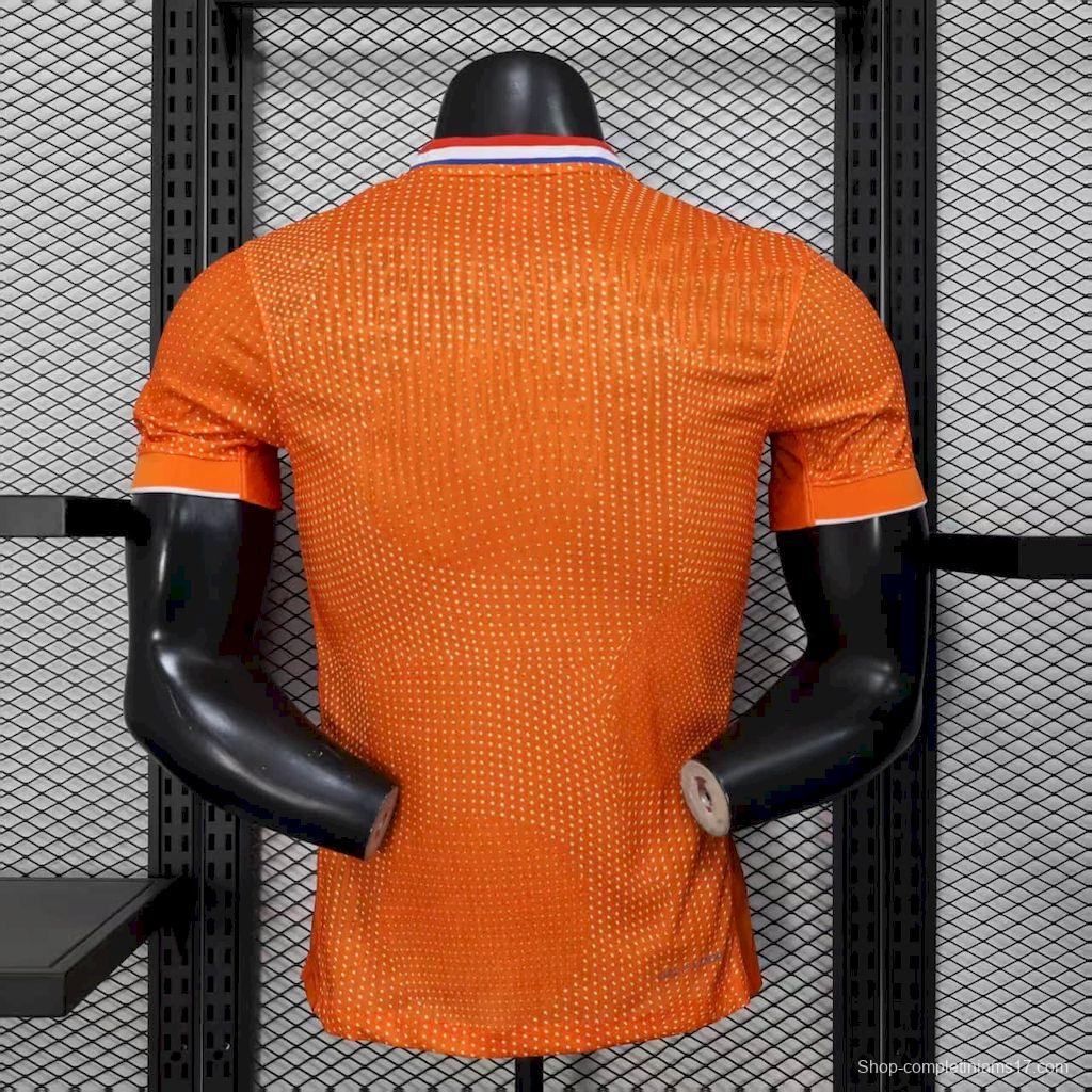 2025 Player Version Mens Netherlands (Women’s Team) Home Jersey