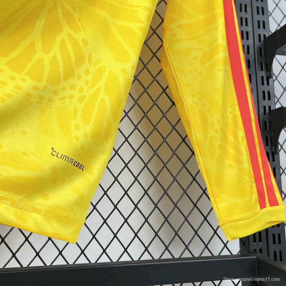 2026 Mens Colombia World Cup Home Long Sleeve Jersey