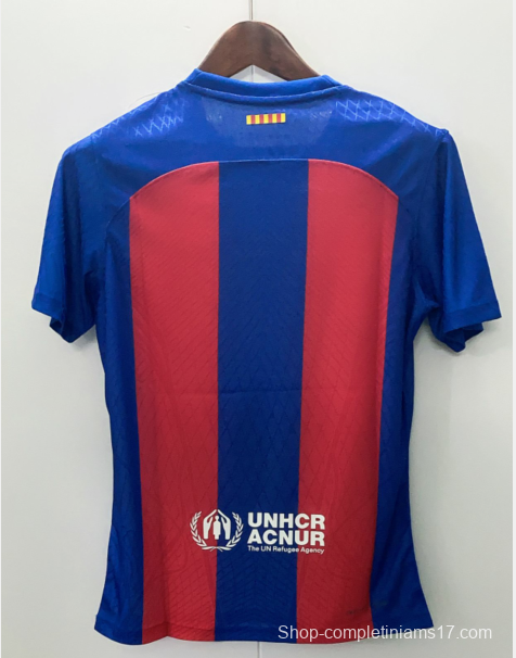 Player Version 23-24 Barcelona Home Jersey