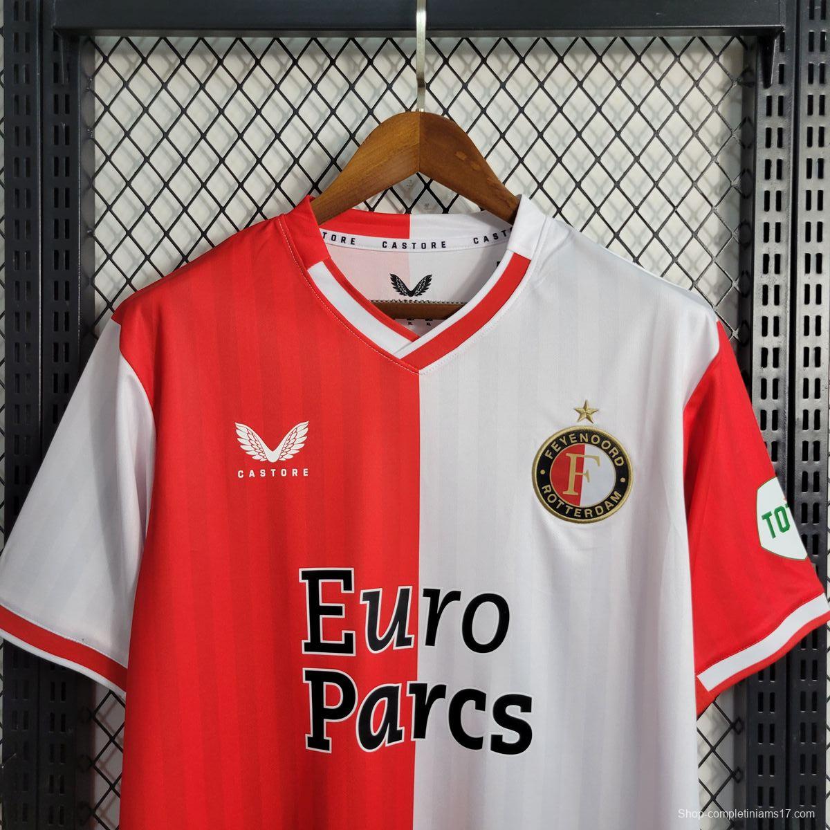 23/24 Feyenoord Rotterdam Home Jersey