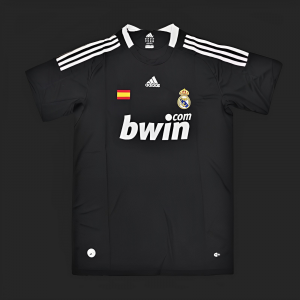 Retro 08/09 Real Madrid Third Black Jersey