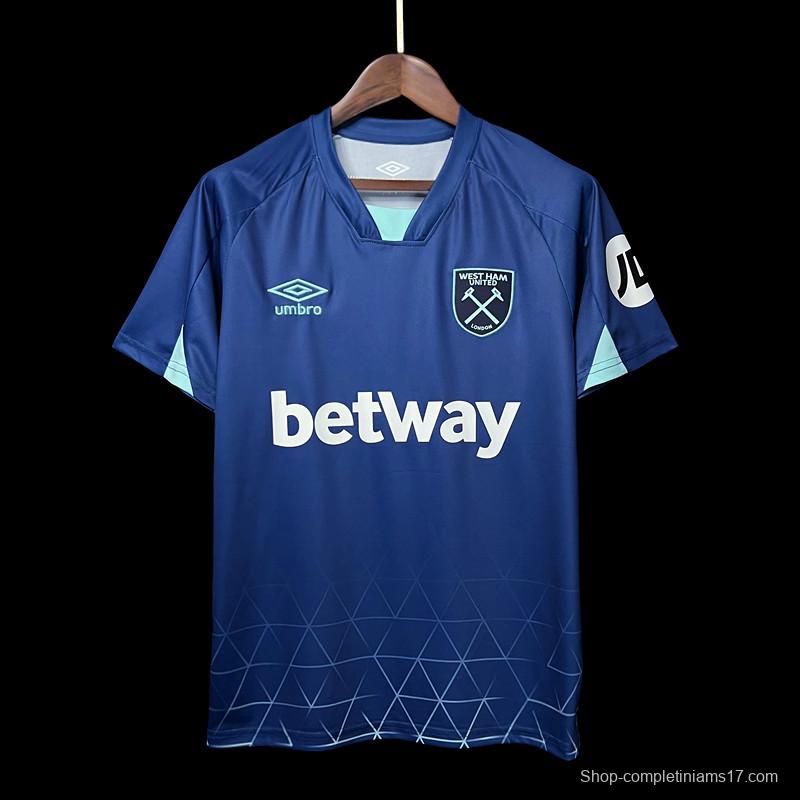 23/24 West Ham Third Blue Jersey