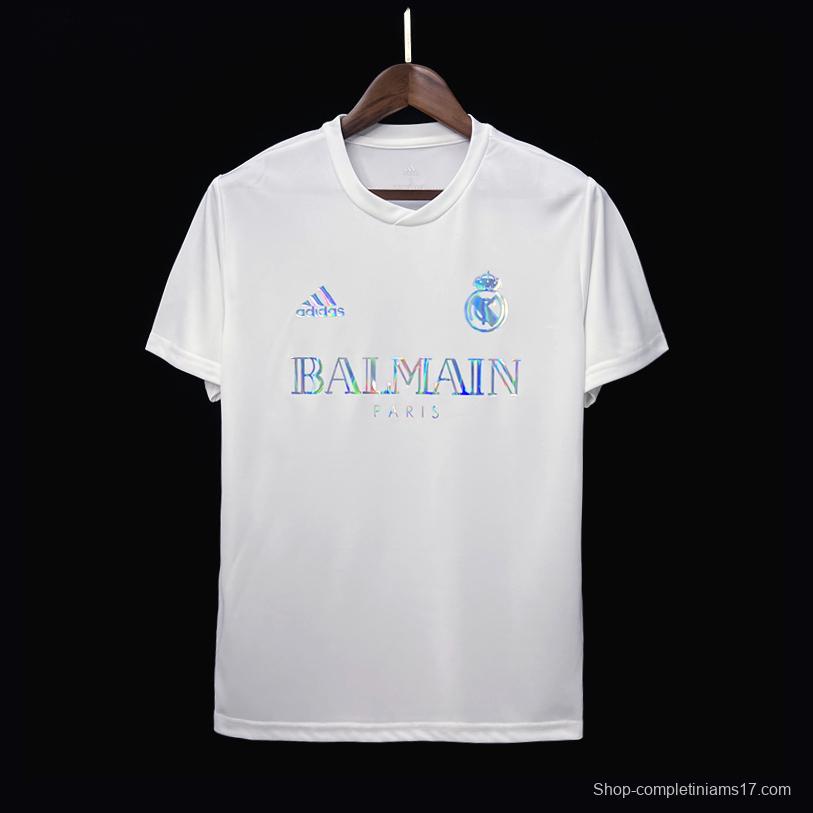 23/24 Real Madrid x Balmain White Jersey