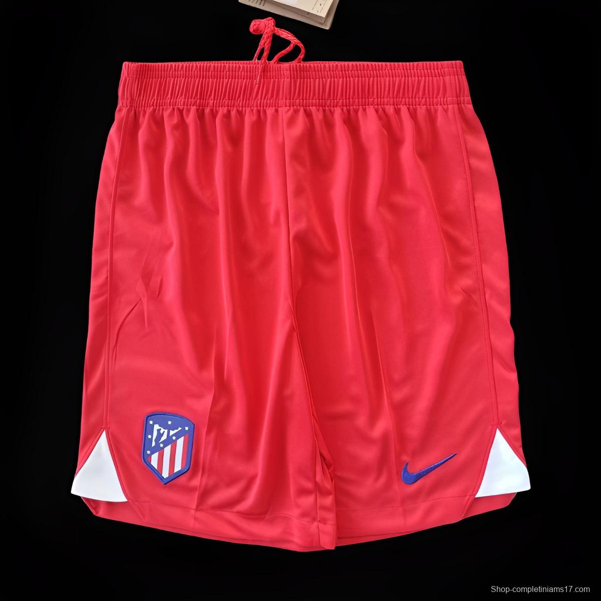 23/24 Atletico Madrid Home Shorts