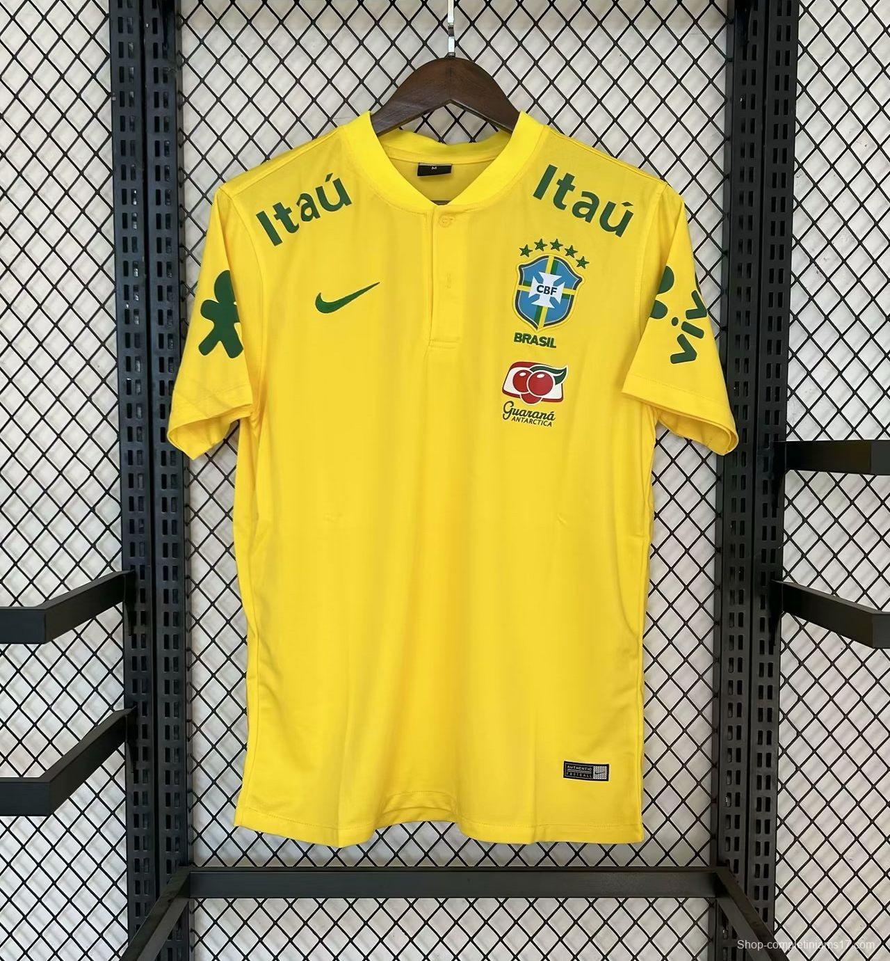 2022 Brazil Yellow POLO Jersey