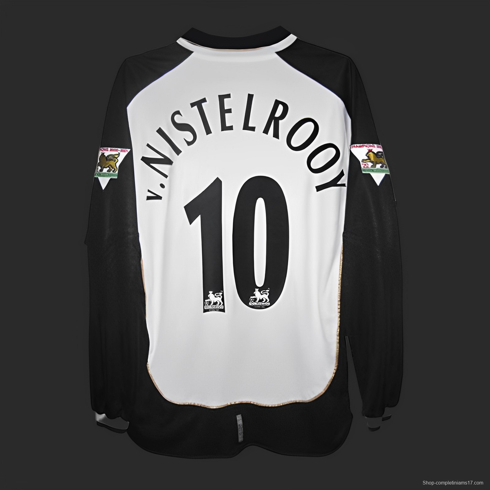 Retro 01/02 Manchester United Third Centenary Long Sleeve Reversible Jersey