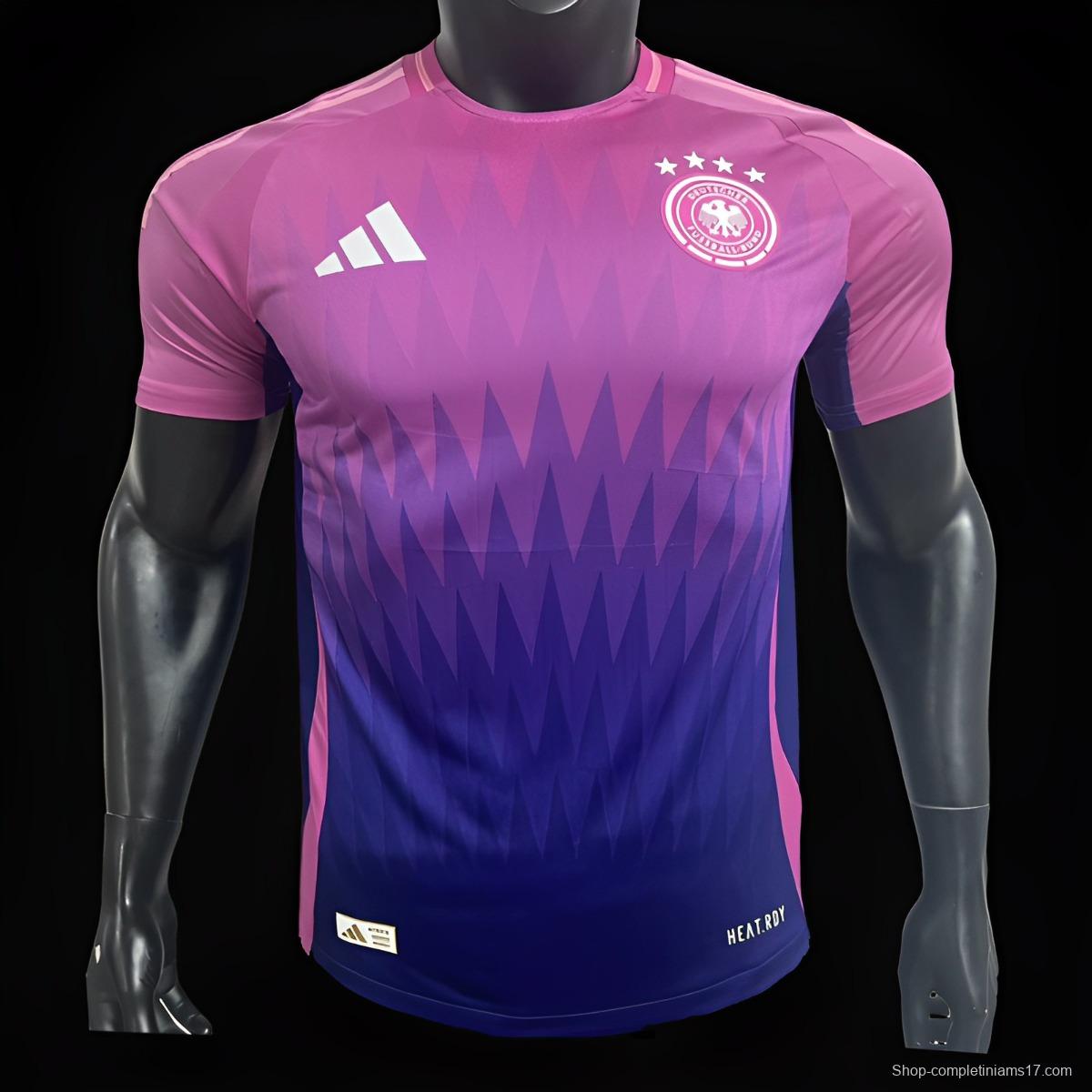 Player Version 2024 Germany Away Purple Jersey