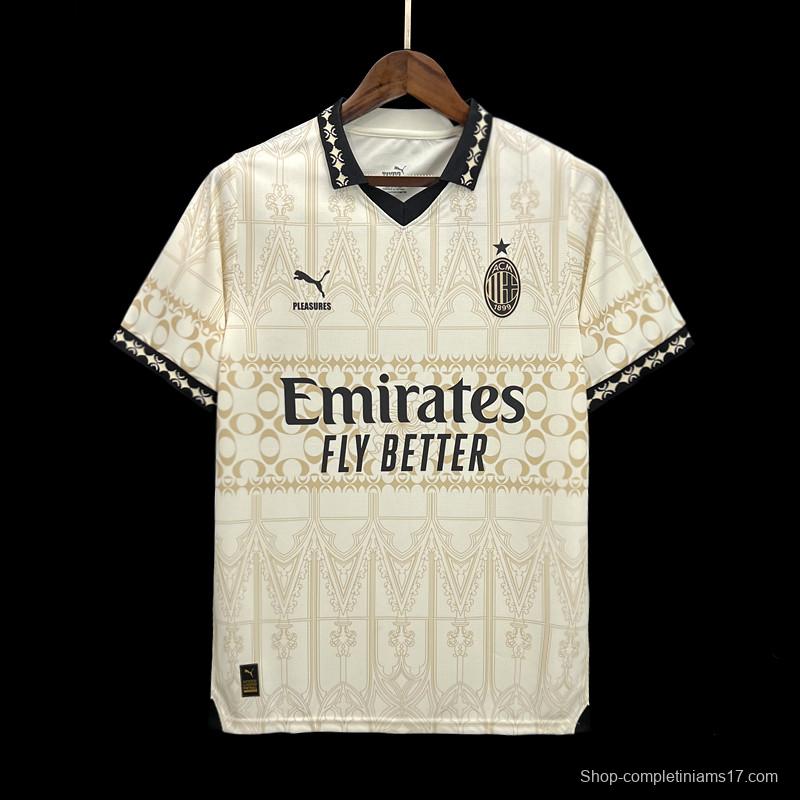 23/24 AC Milan Forth White Jersey