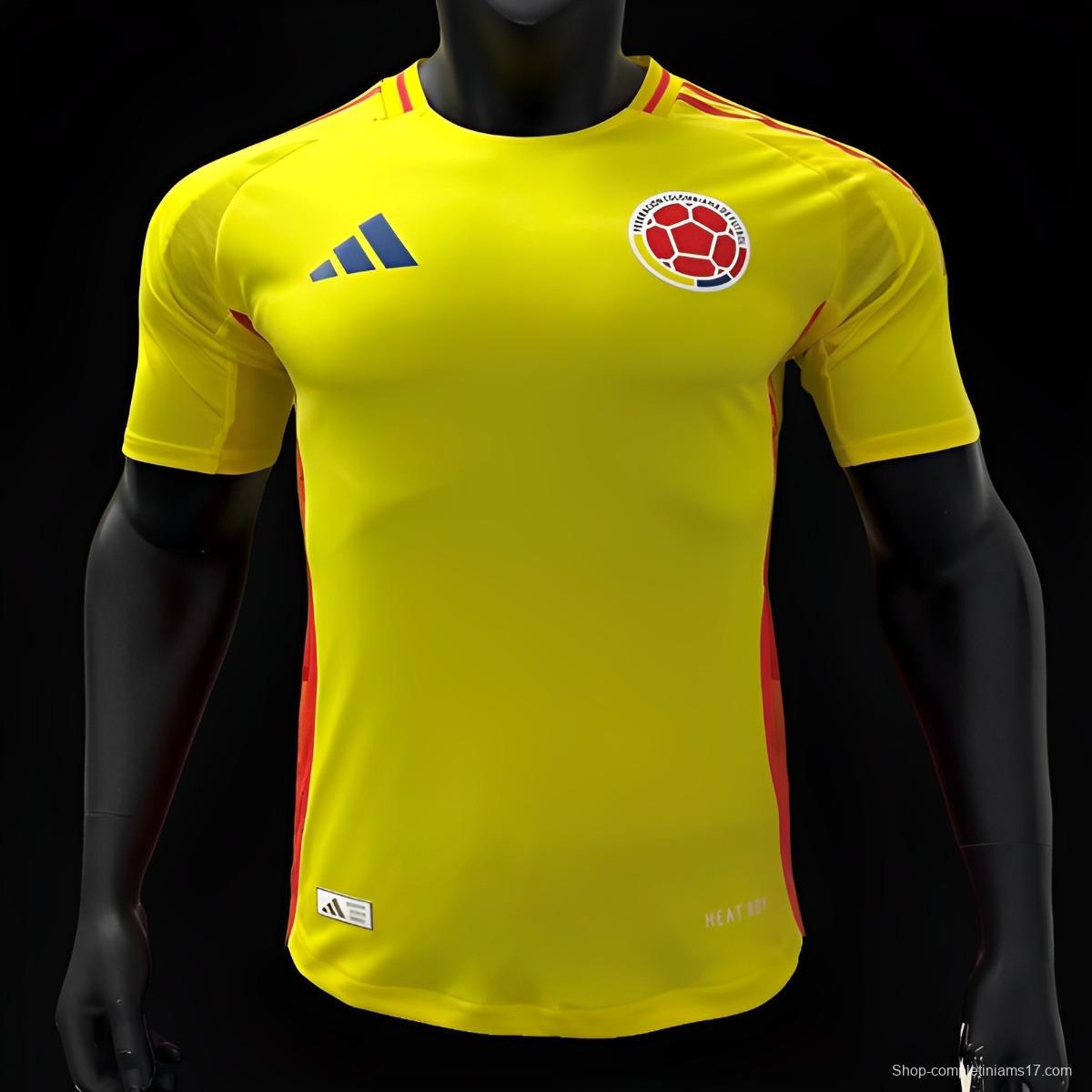 Player Version 2024 Colombia Home Jersey