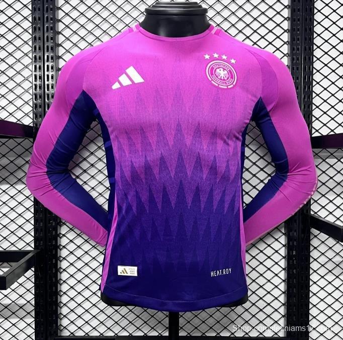 Player Version 2024 Germany Away Long Sleeve Jersey