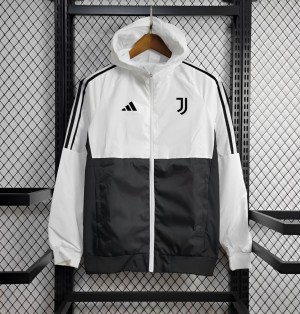 24/25 Juventus Black White Windbreaker