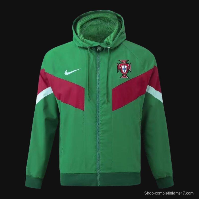 2024 Portugal Green Windbreaker