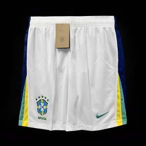 2024 Brazil Away White Shorts