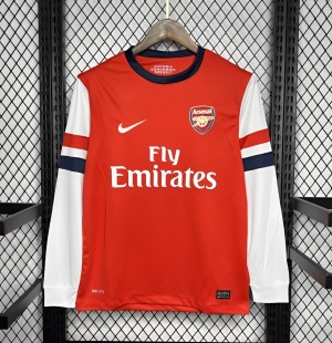 Retro 12/13 Arsenal Home Long Sleeve Jersey